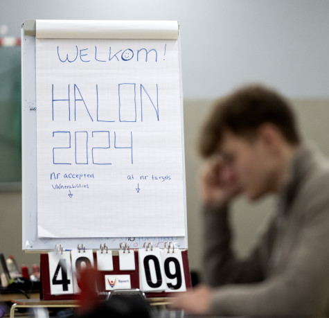 HALON 2024 welkomstbord en tussenstand