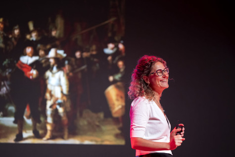 Keynote Katrien Keune tijdens Research Day