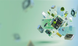 Illustration of collection of computing components